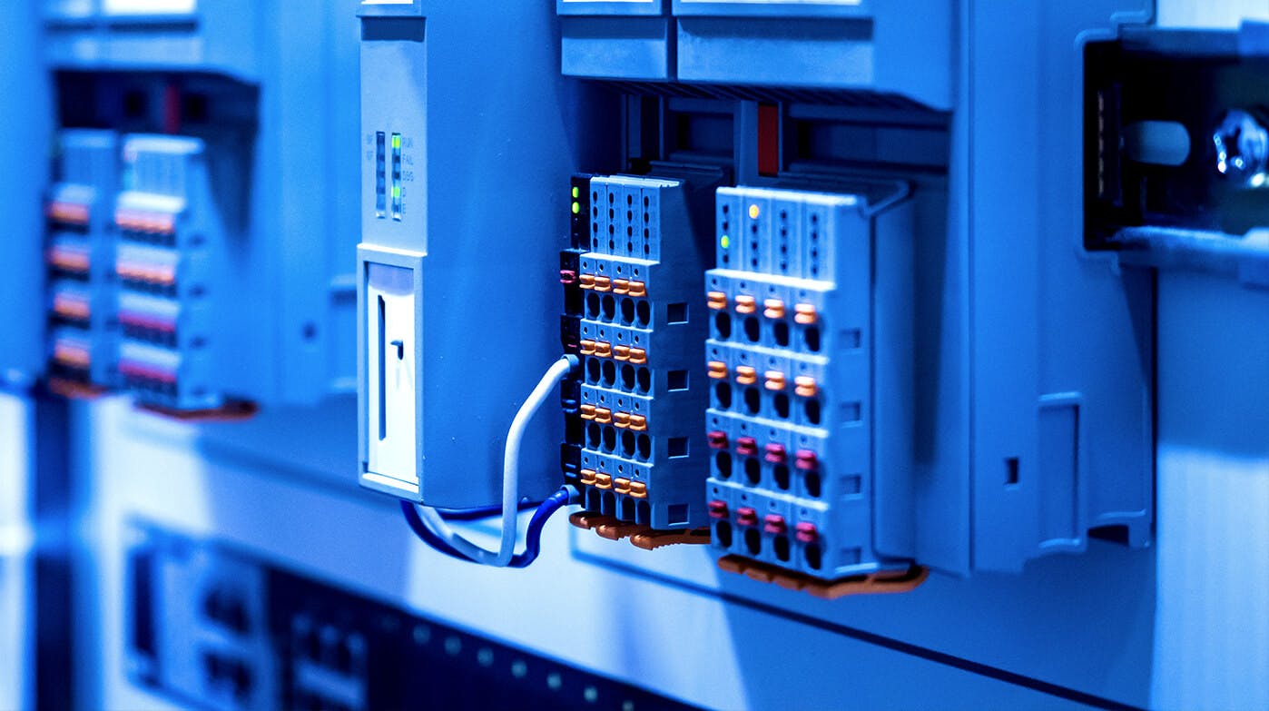 PLC control panel