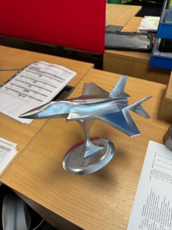 F-35 Machined Aluminium Model